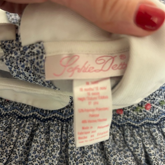 Smocked Sophie Dess Creations Paris Dress - Picture 4 of 5